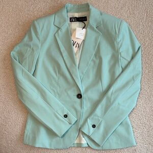NWT Zara Women's Mint Blazer